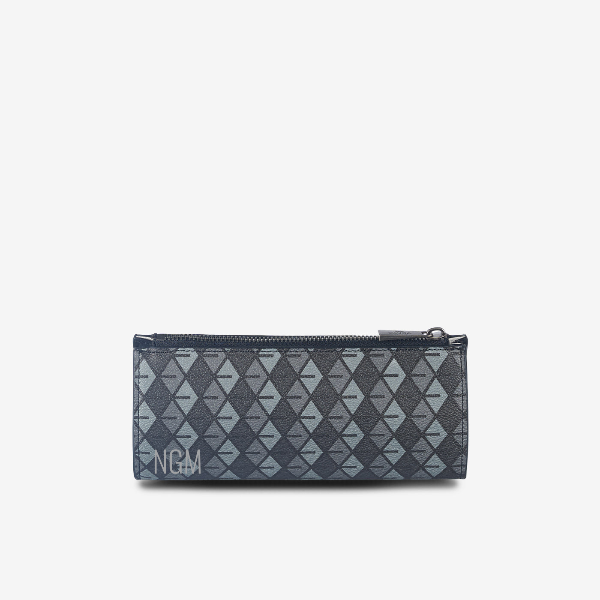 Umber Zipper Clutch