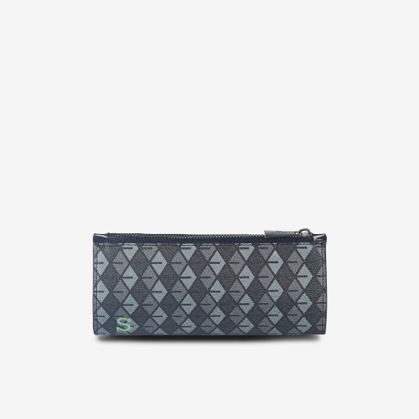 Umber Zipper Clutch