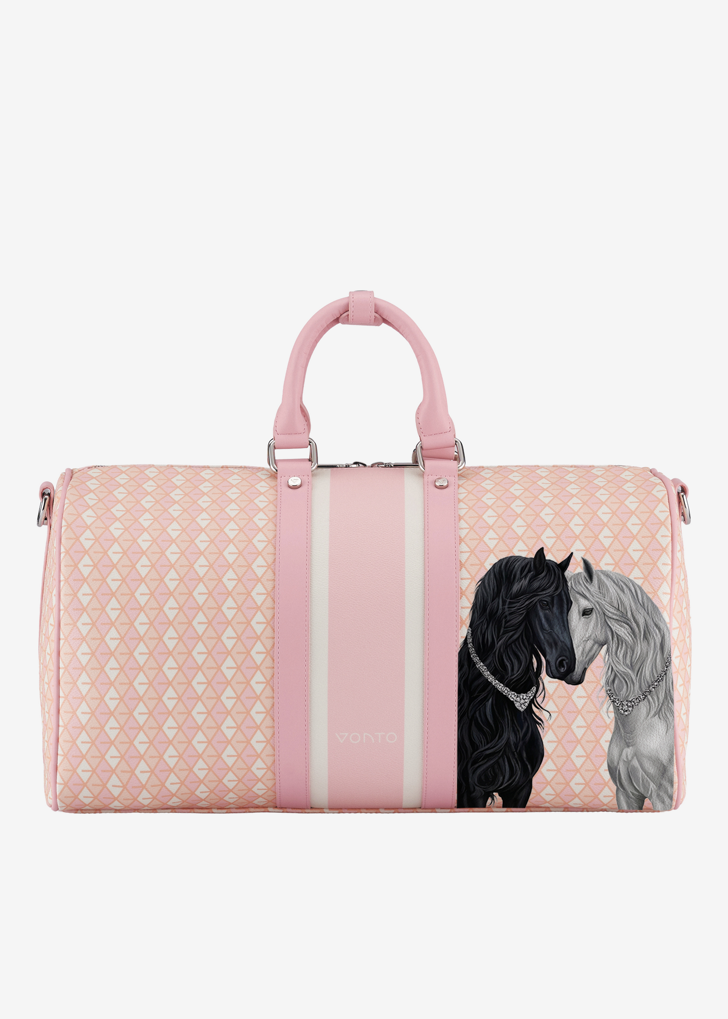 Duffle Bag Horses with Diamonds