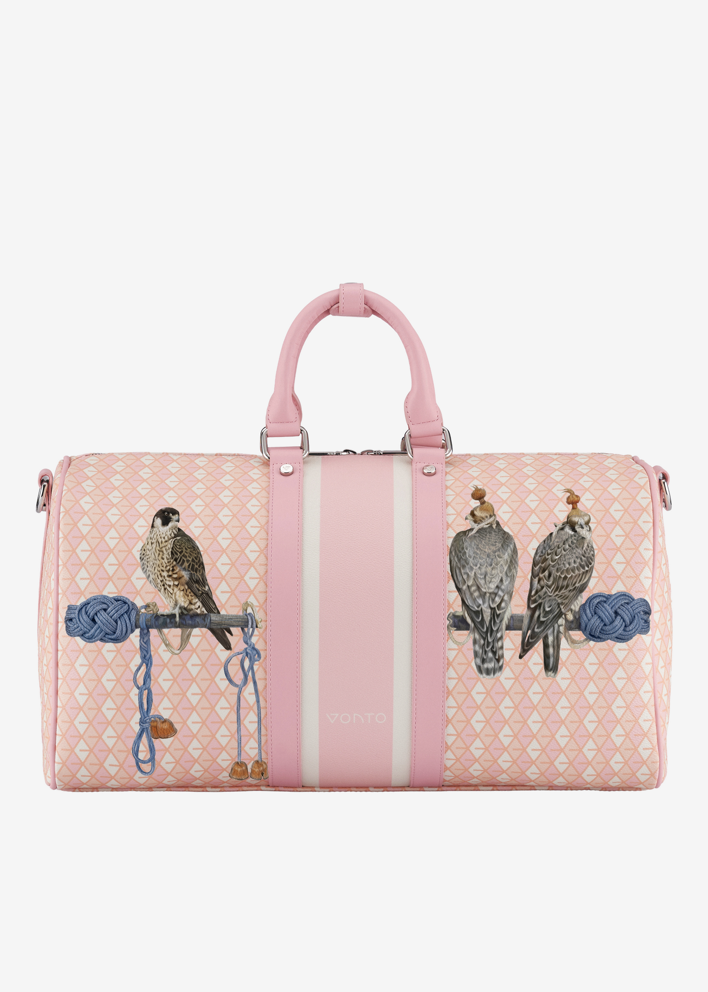 Falcons on Braided Perch Duffle