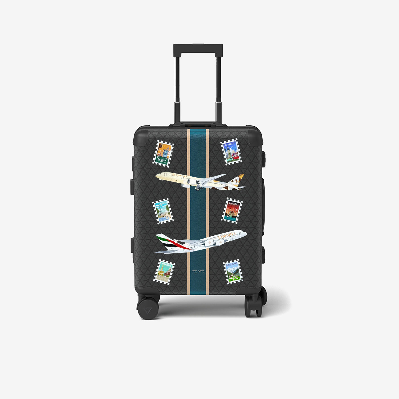 Cabin Bag with Tag and Plane Vonto