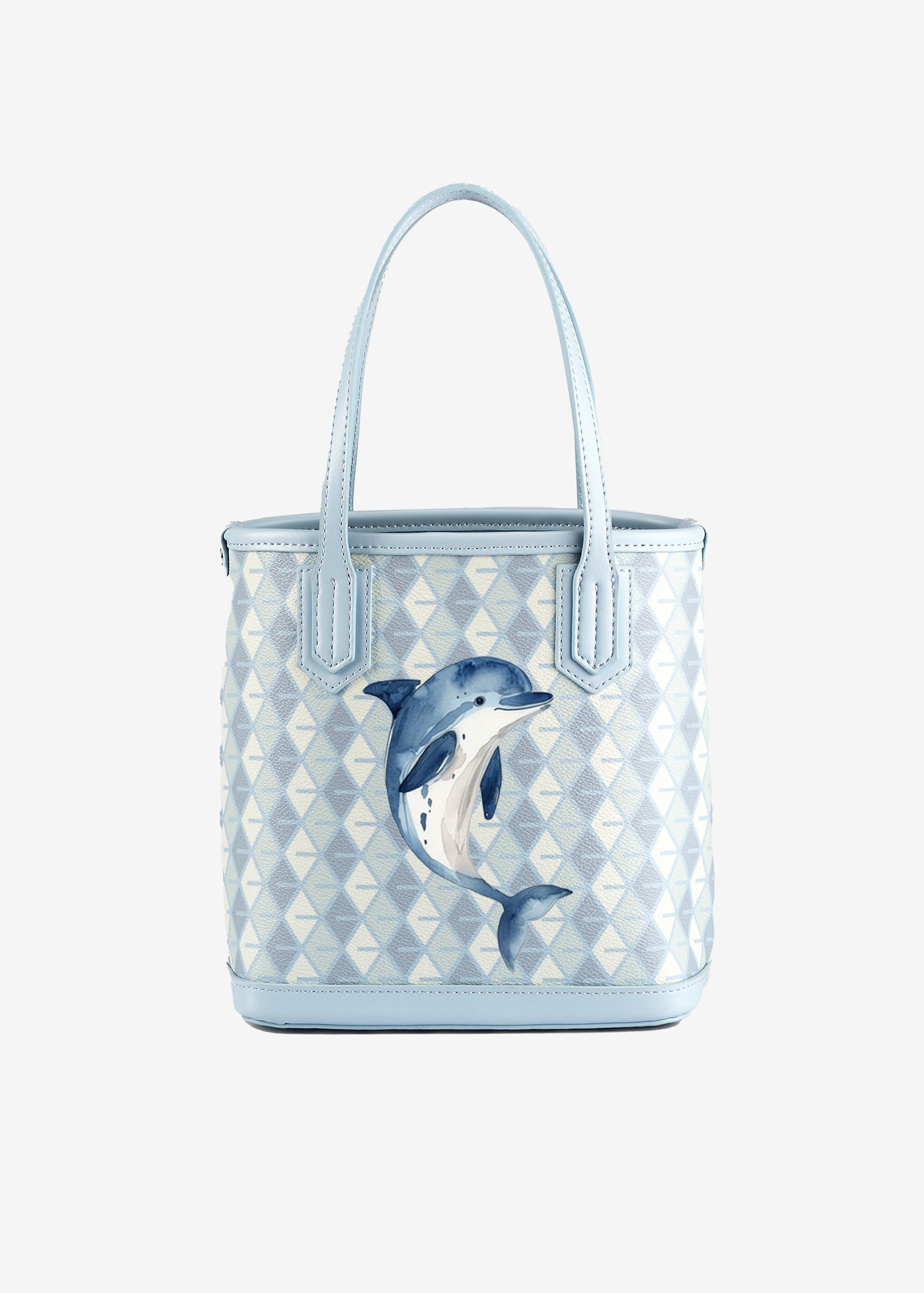 Serene Splash Long Tote Bag