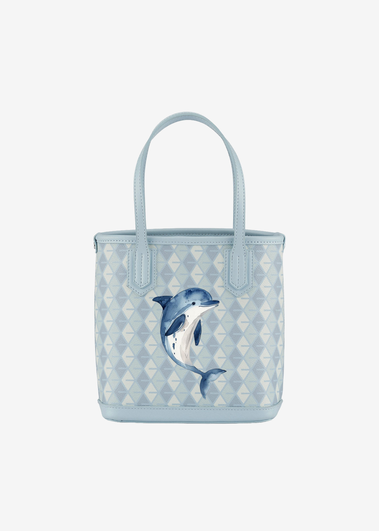 Serene Splash Long Tote Bag