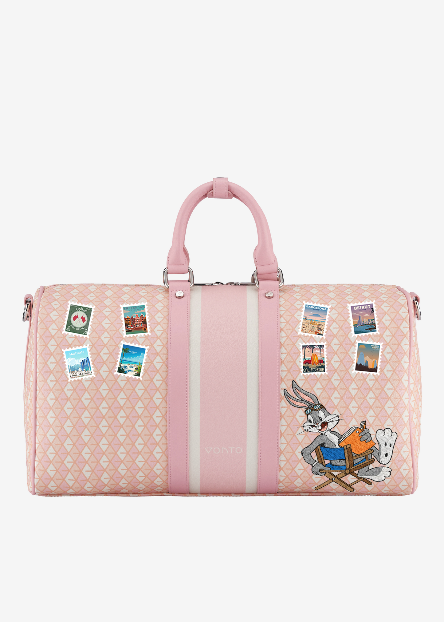Stamped Joy Duffle Bag