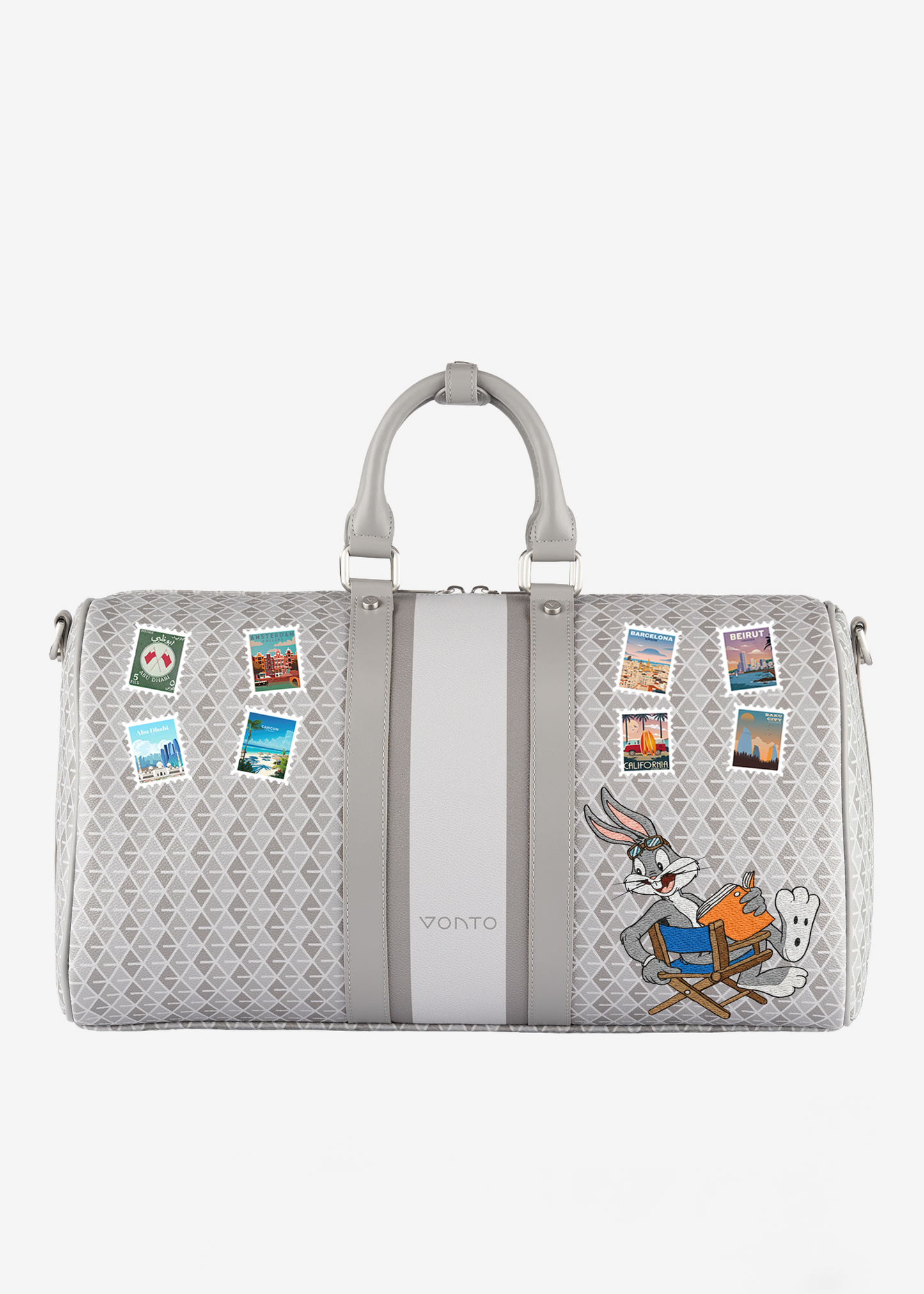 Stamped Joy Duffle Bag