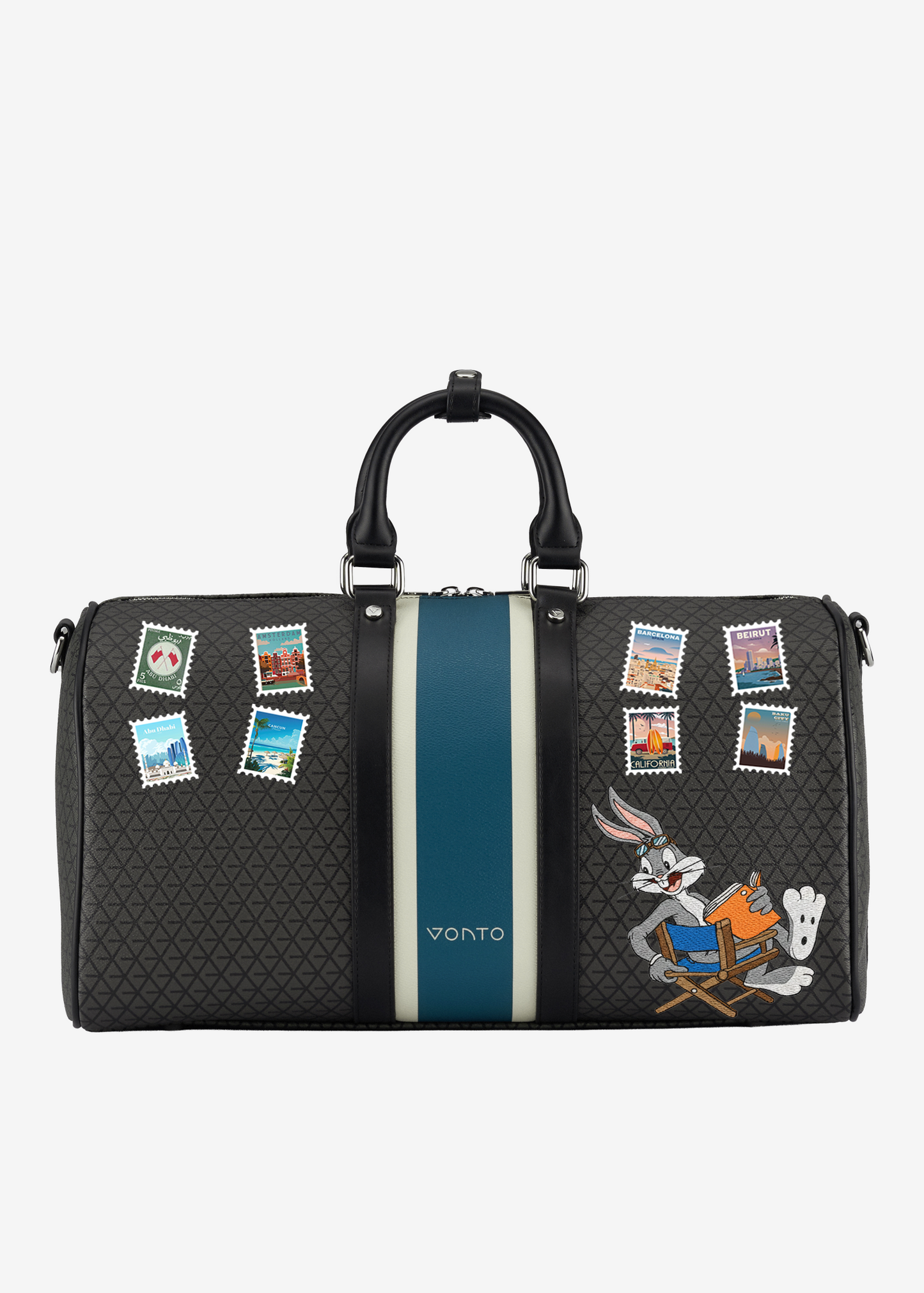 Stamped Joy Duffle Bag