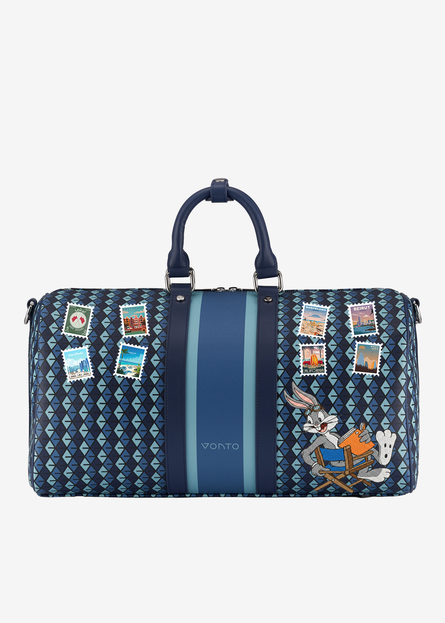 Stamped Joy Duffle Bag