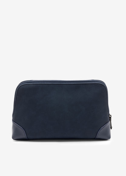 Aqua Suede Pouch