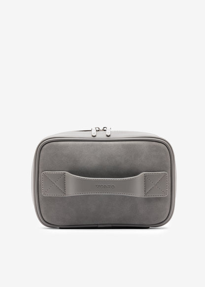 Solid Suede Flip Pouch