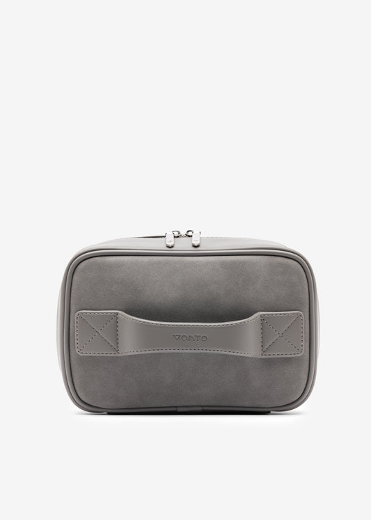 Solid Suede Flip Pouch