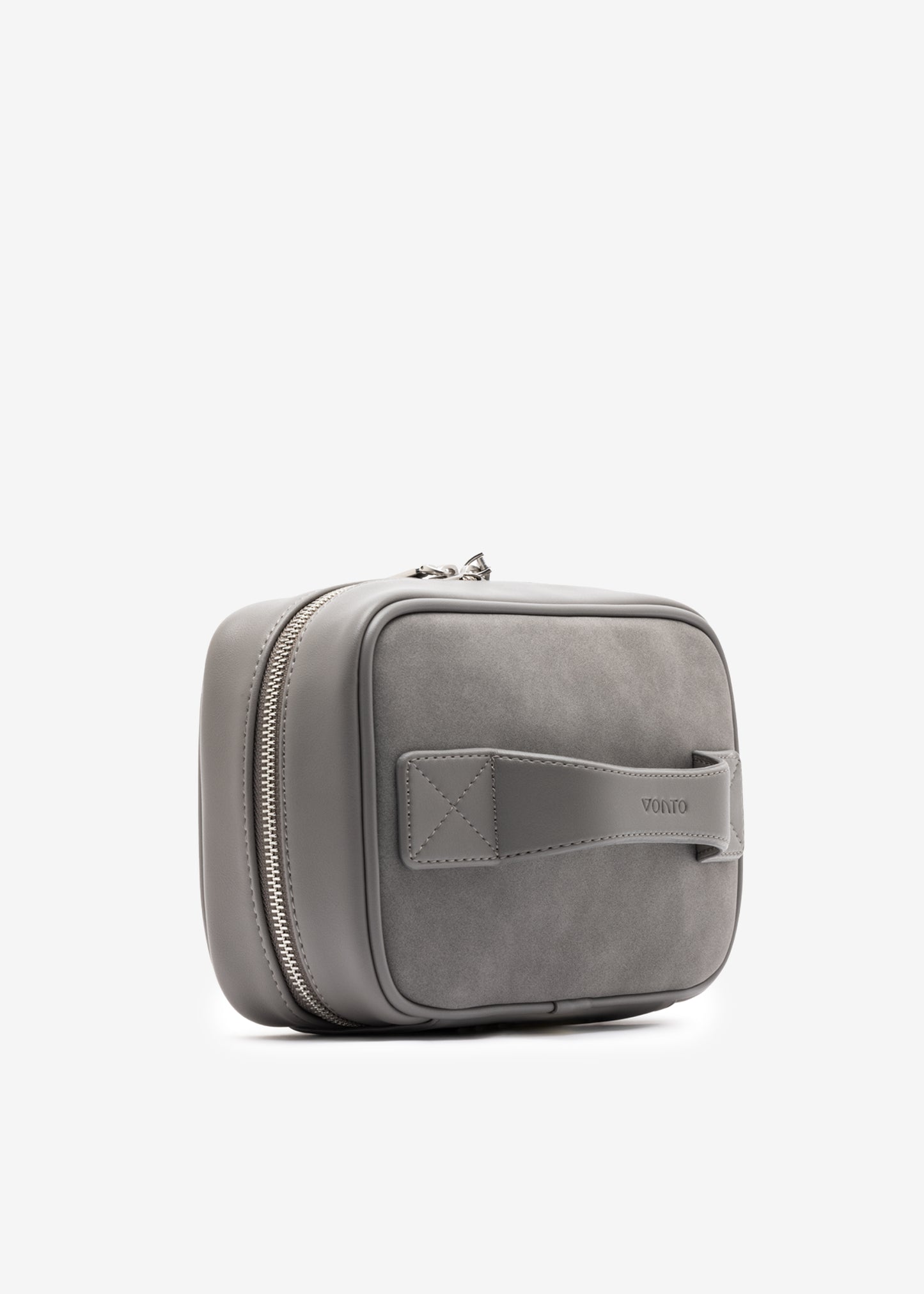 Solid Suede Flip Pouch