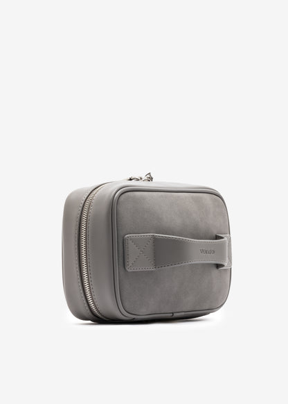 Solid Suede Flip Pouch