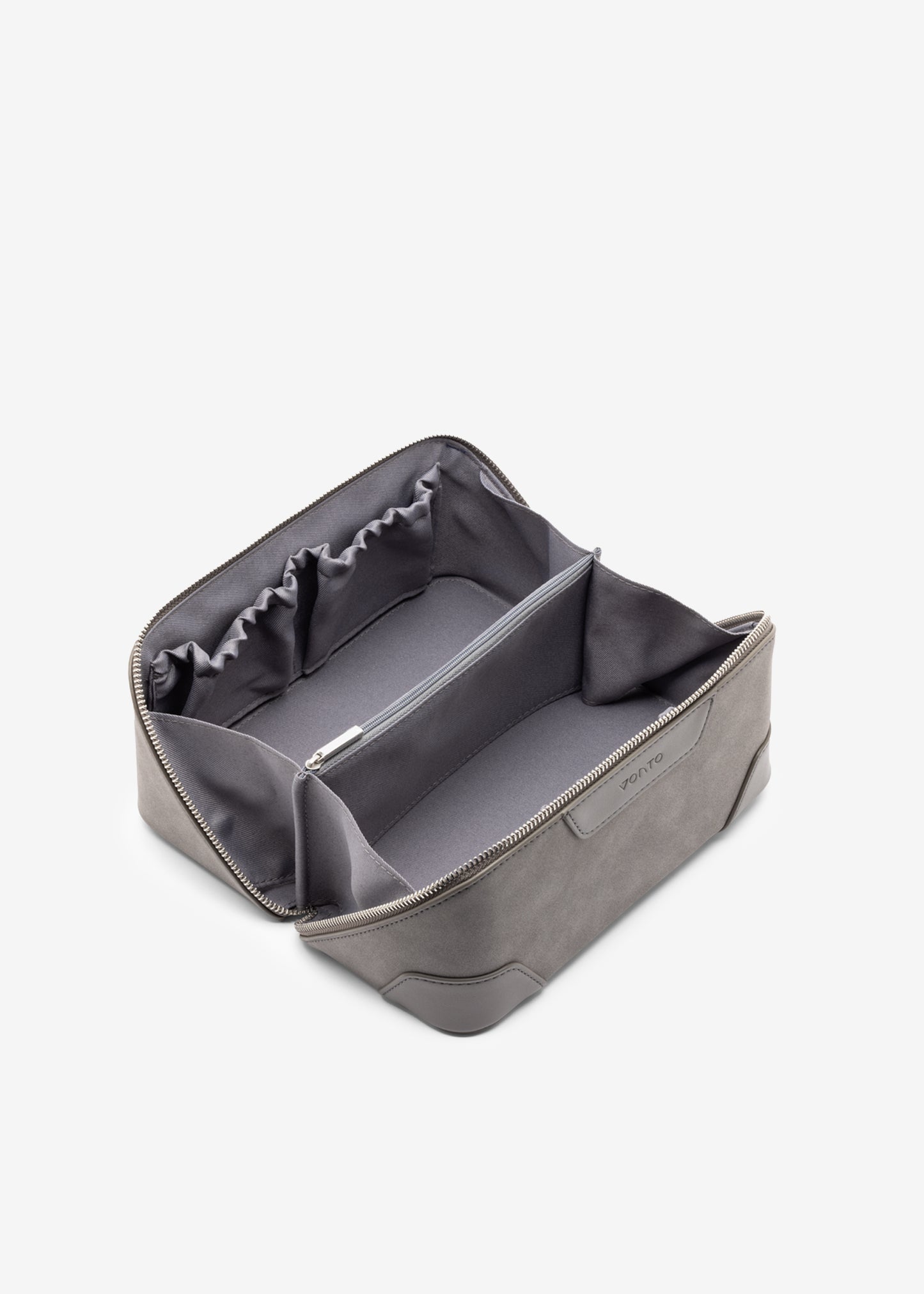 Solid Suede Travel Pouch