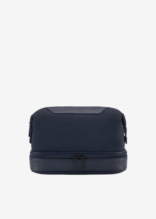 Aqua Suede Wash Bag