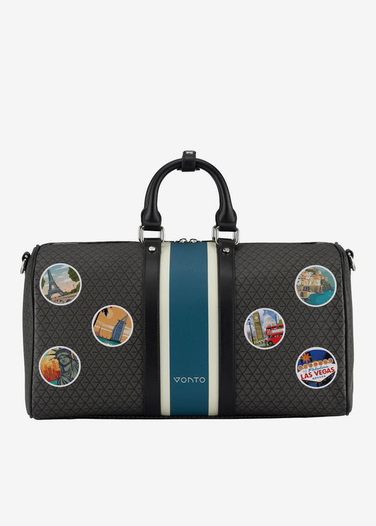 Duffle Bag Global Stamps