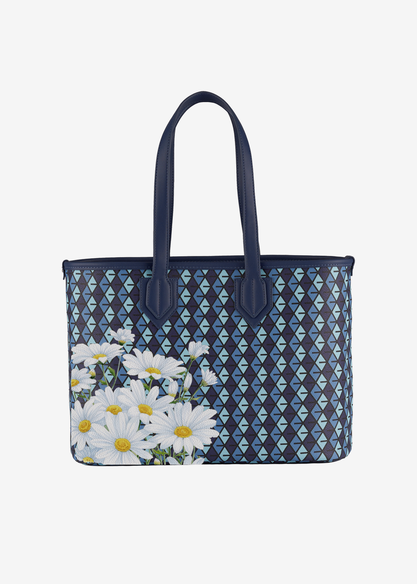Tote White Daisy Floral