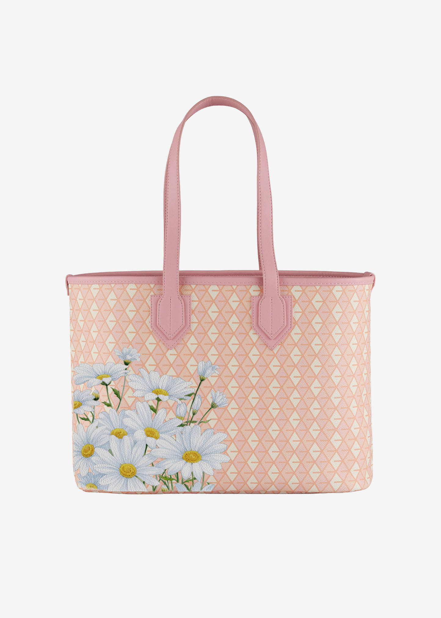 Tote White Daisy Floral