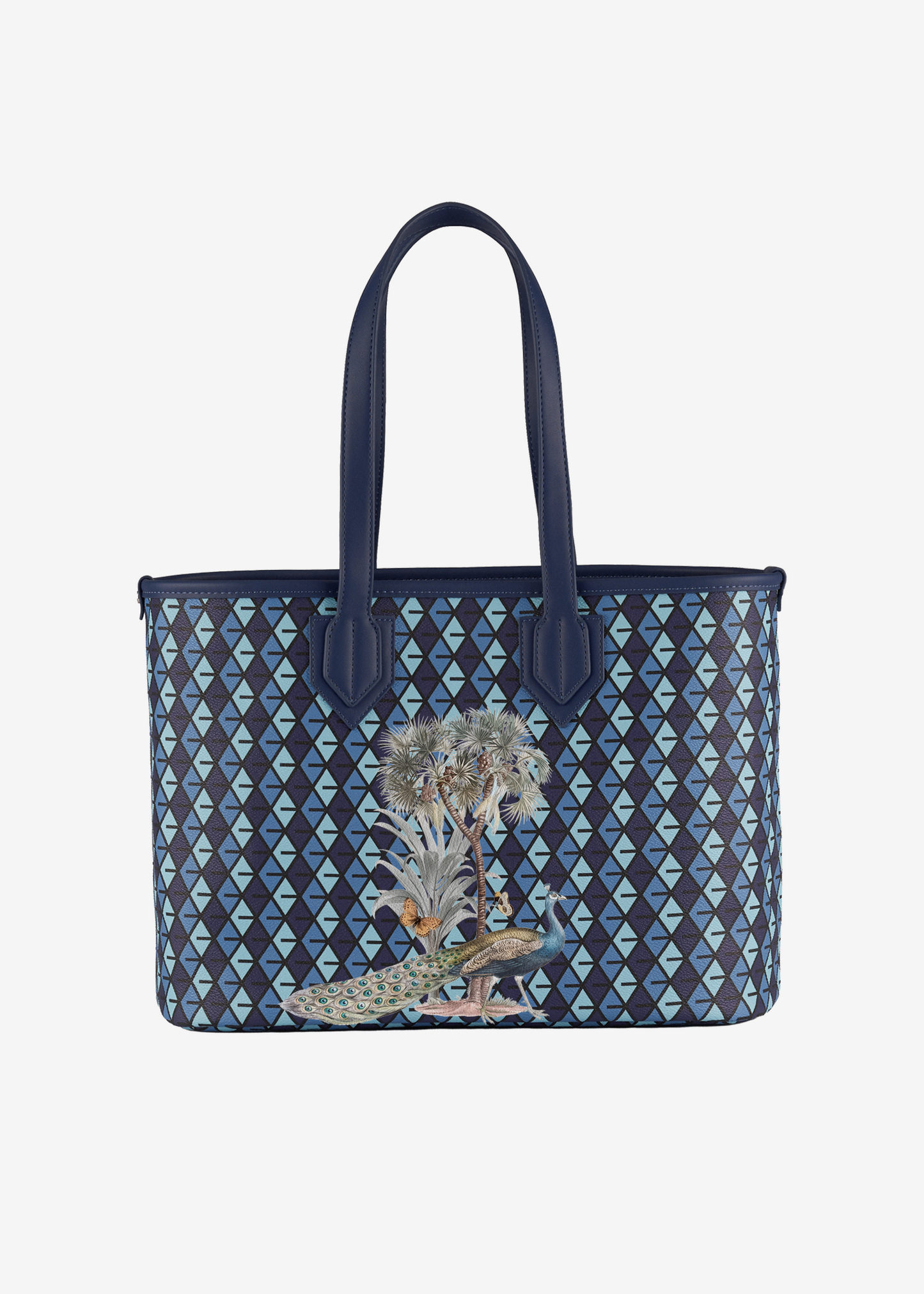 Tote Bag Peacock & Palm