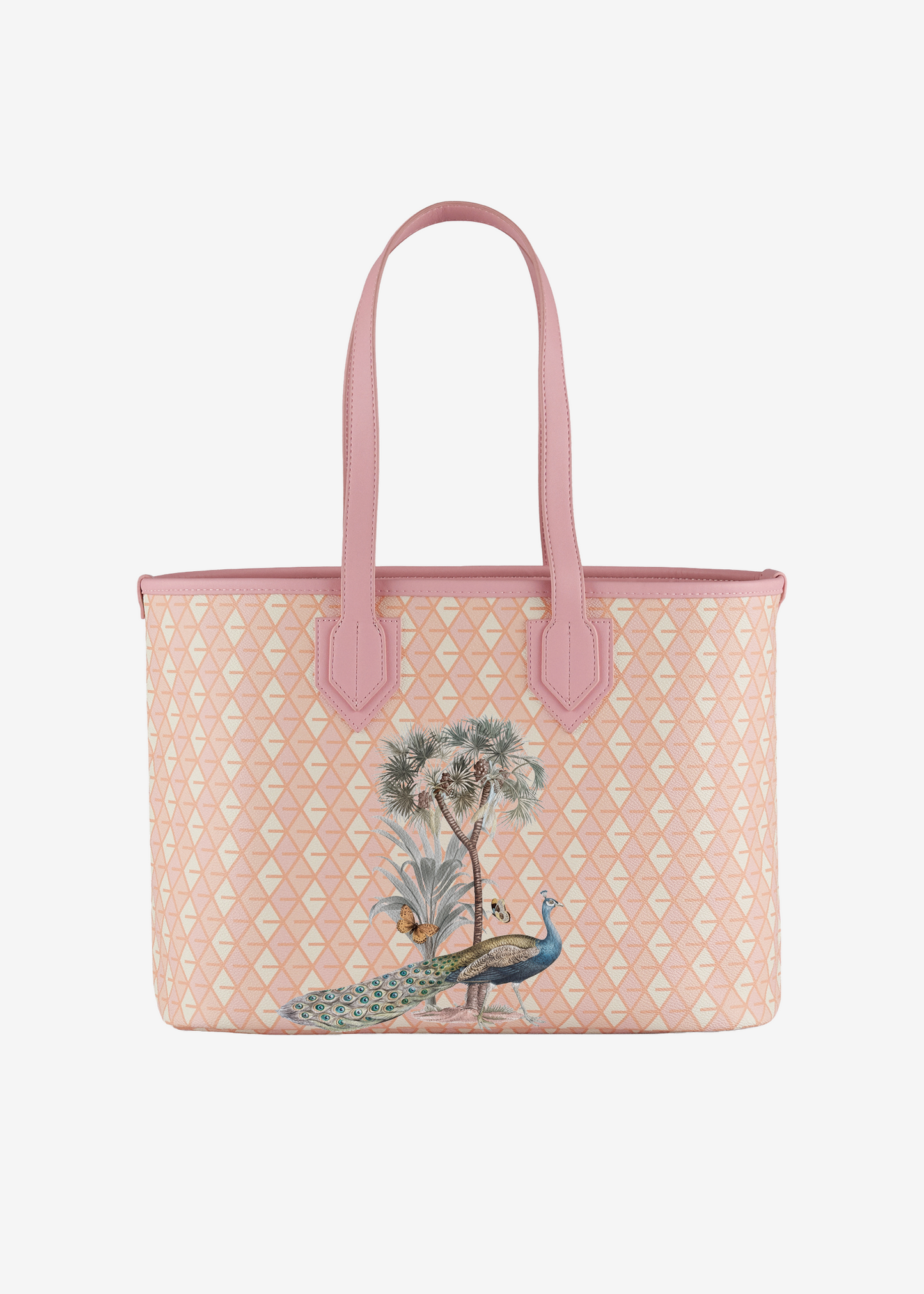 Tote Bag Peacock & Palm