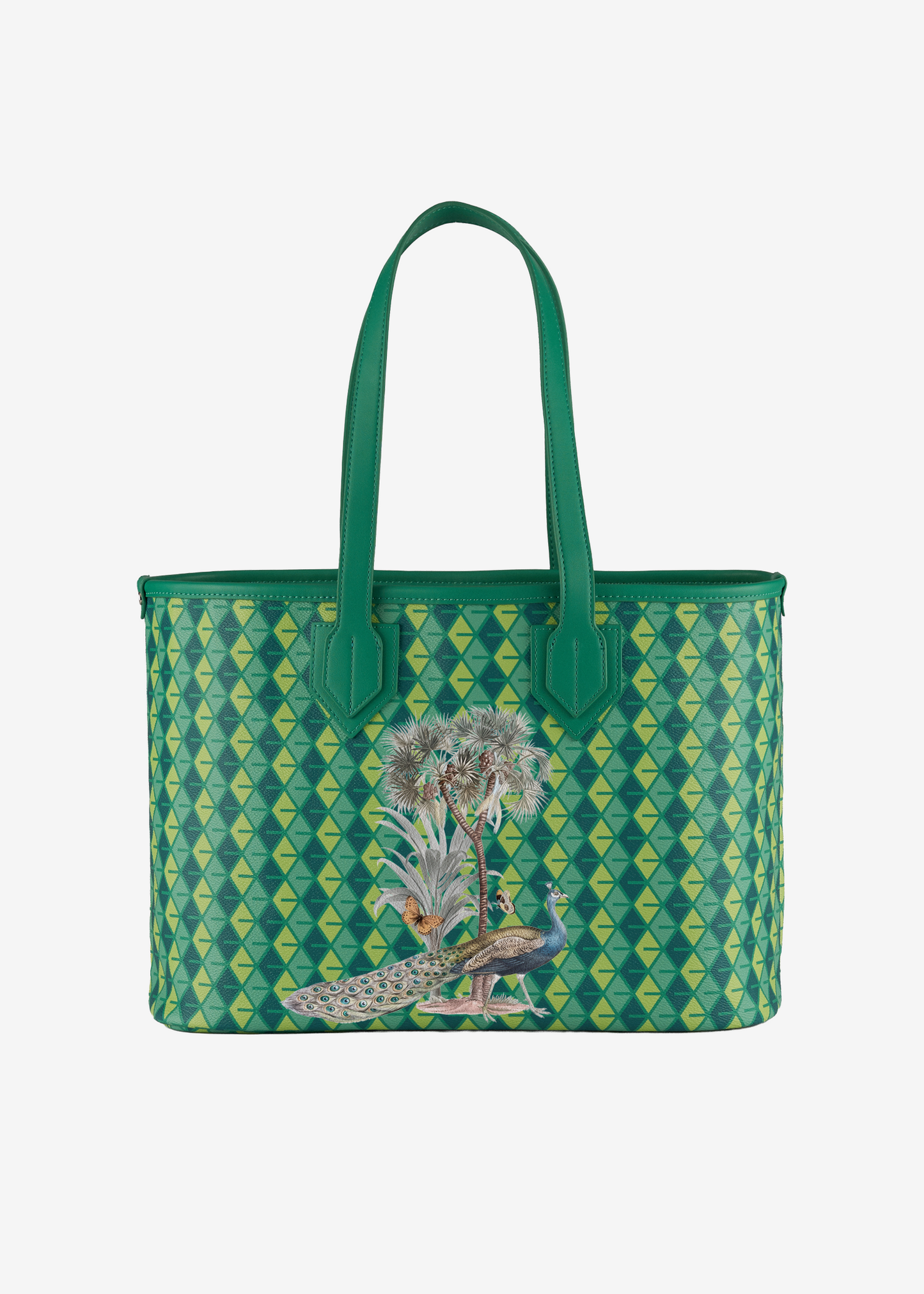 Tote Bag Peacock & Palm