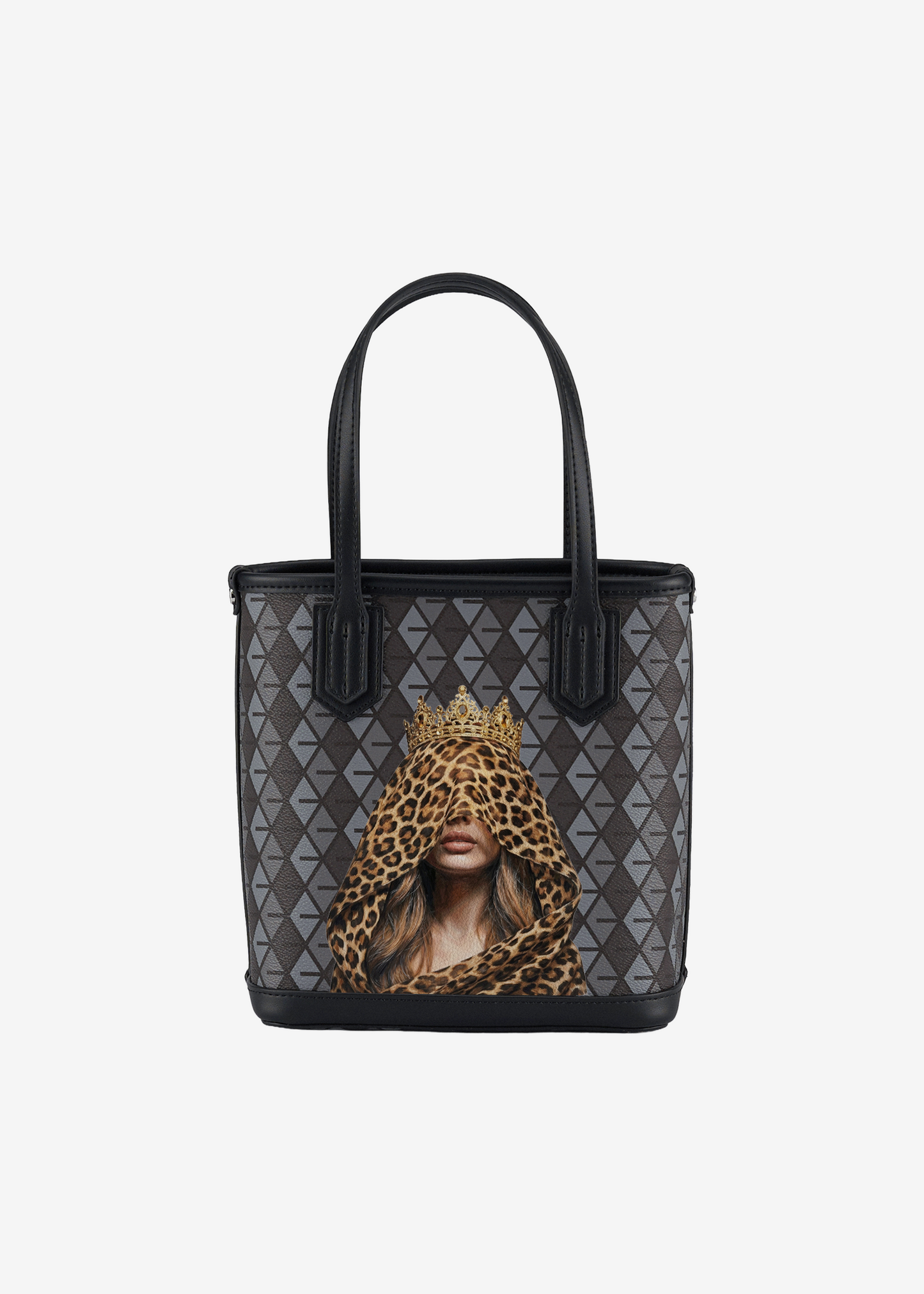 Long Tote Leopard Crown