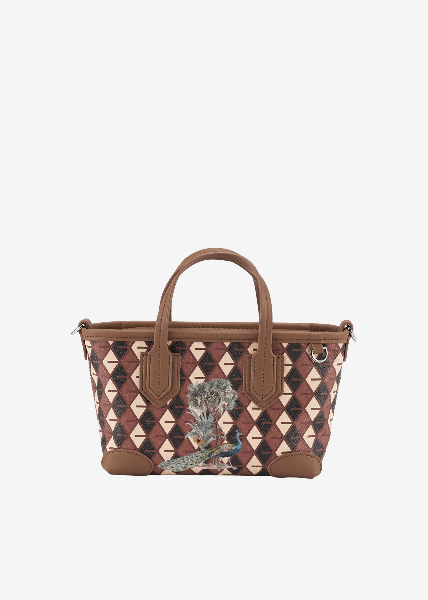 Mini Tote Peacock Palm