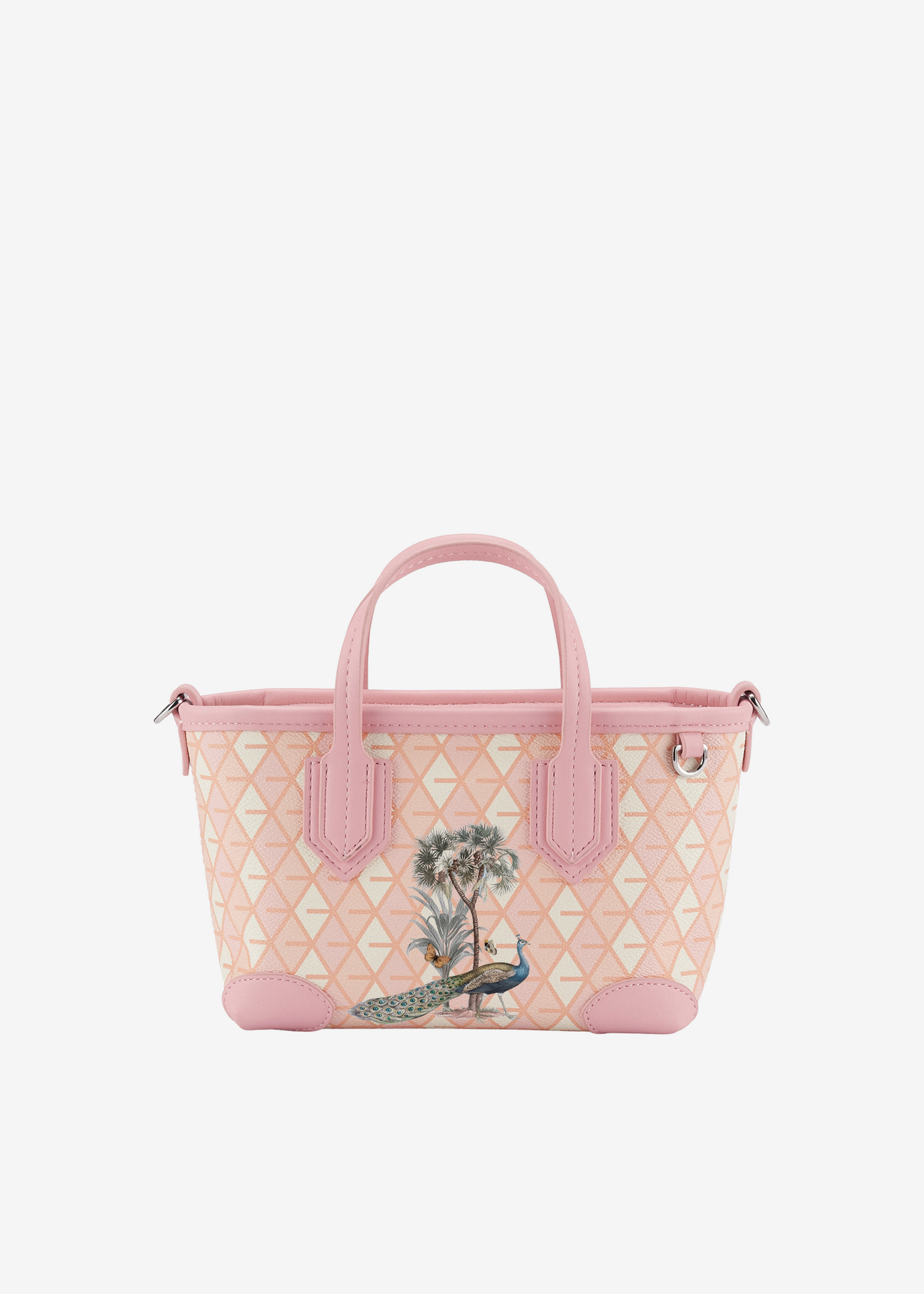 Mini Tote Peacock Palm
