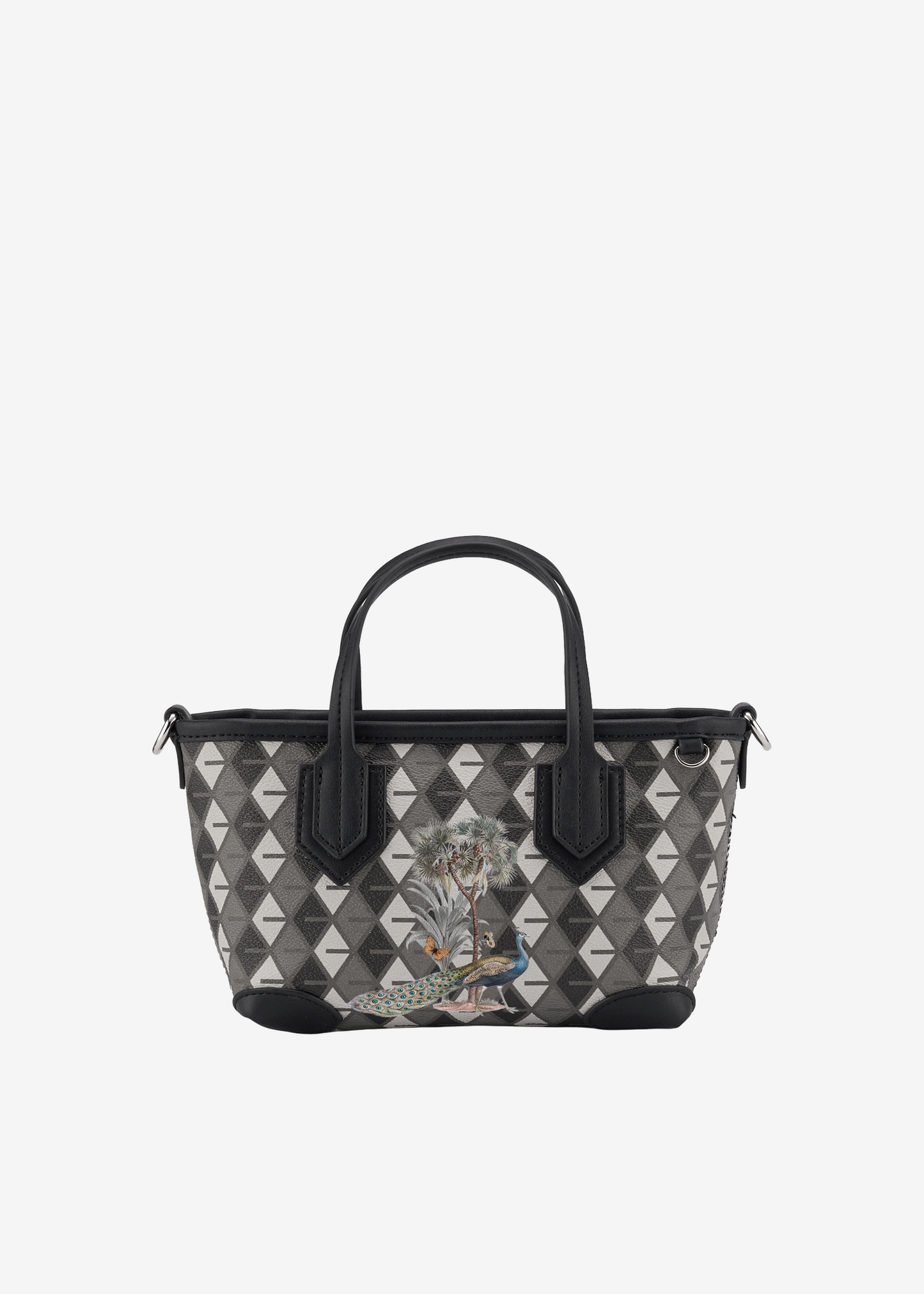 Mini Tote Peacock Palm