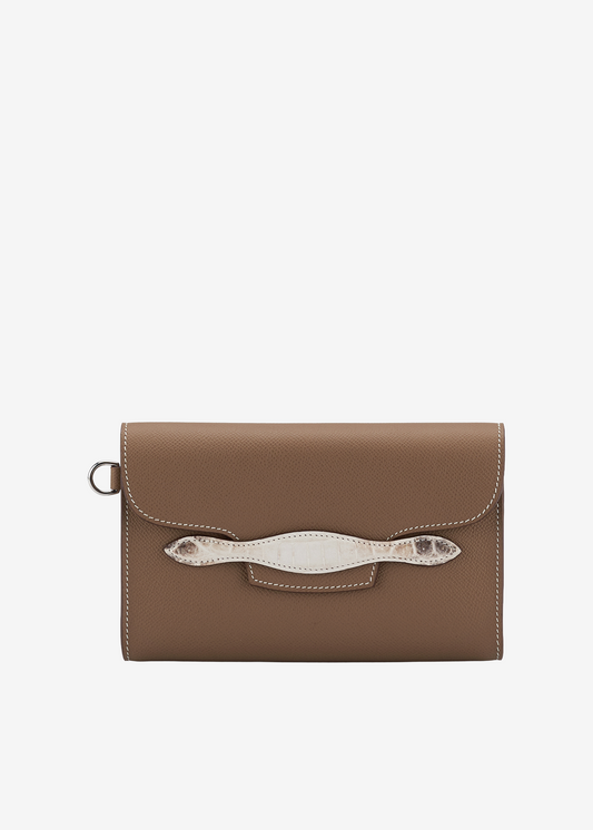 Crocodile Clutch Wallet