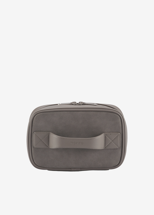 Solid Suede Flip Pouch