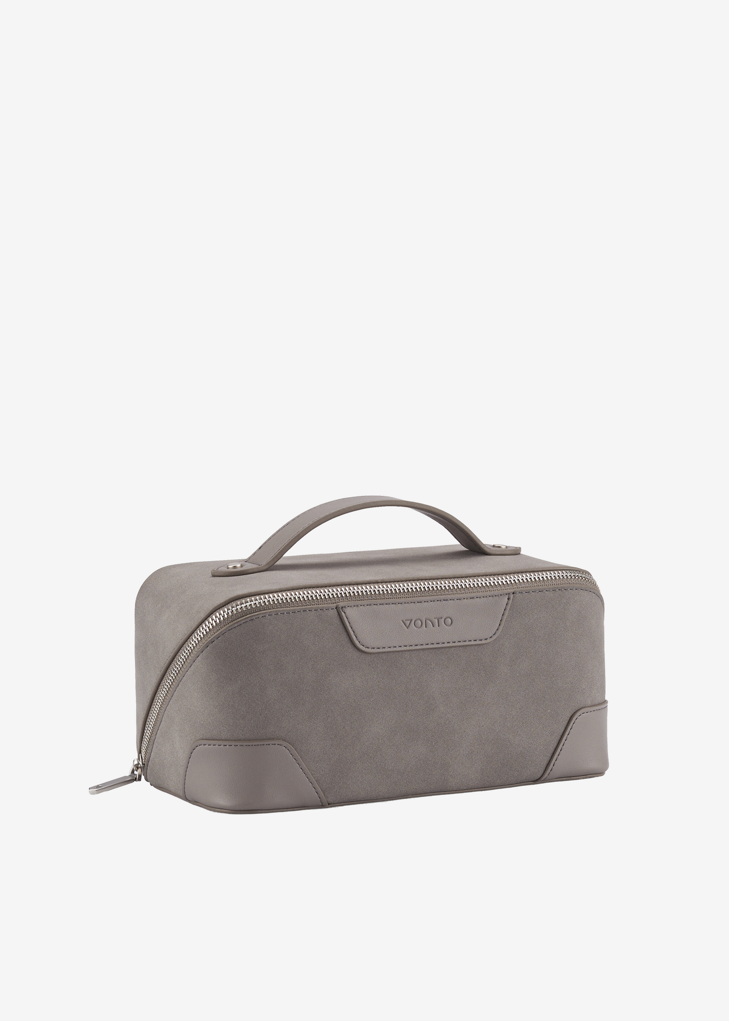 Solid Suede Travel Pouch